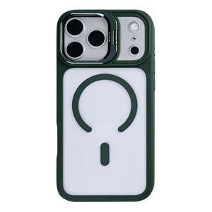 Rixus Classic 03 Case With MagSafe Compatible For Apple iPhone 17 Pro Max, 18 Pro Max Dark Green