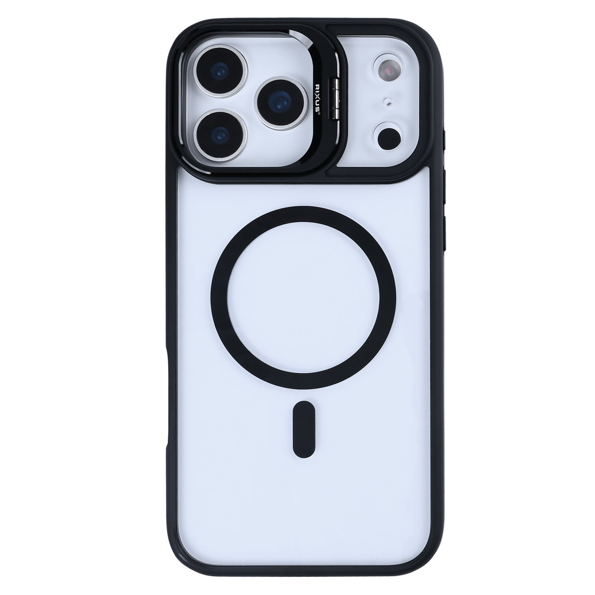 Rixus Classic 03 Case With MagSafe Compatible For Apple iPhone 17 Pro Max, 18 Pro Max Black