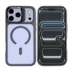 Rixus Classic 03 Case With MagSafe Compatible For Apple iPhone 17 Pro Max, 18 Pro Max Titanium Grey
