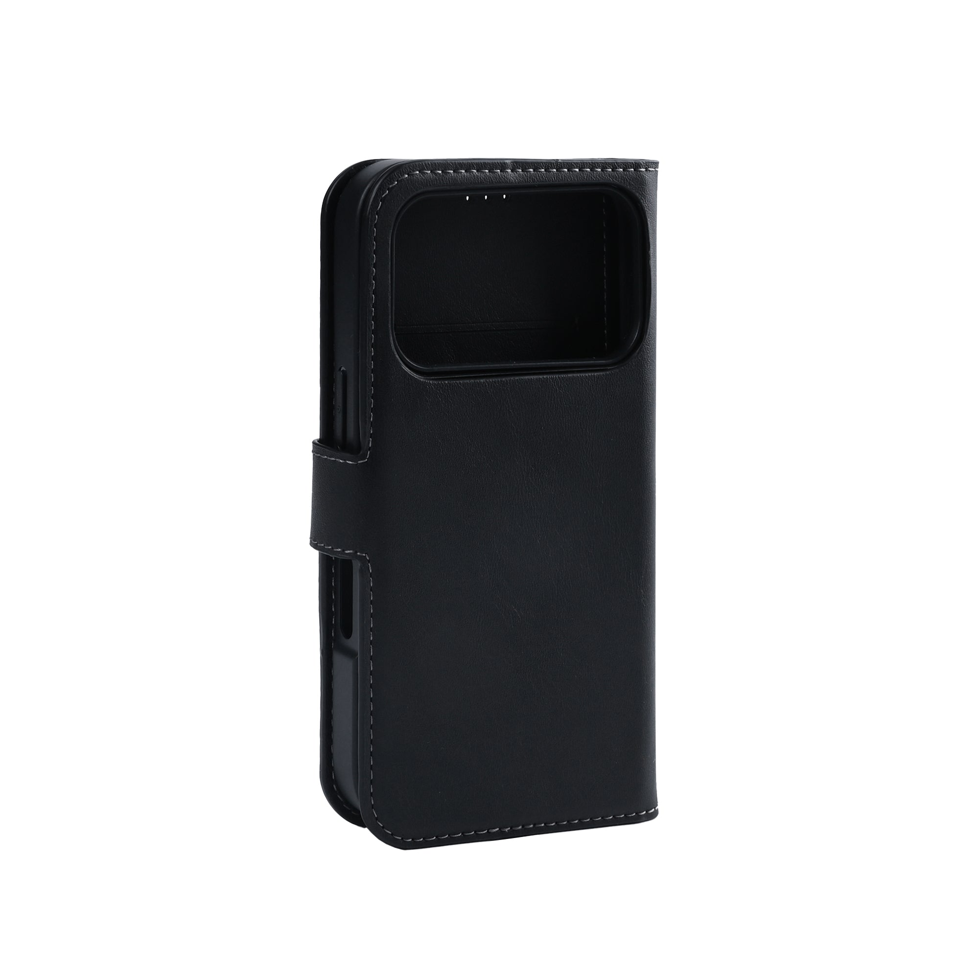 Rixus Duo Magnetic Detachable Wallet For Apple iPhone 17 Pro Max, 18 Pro Max Black