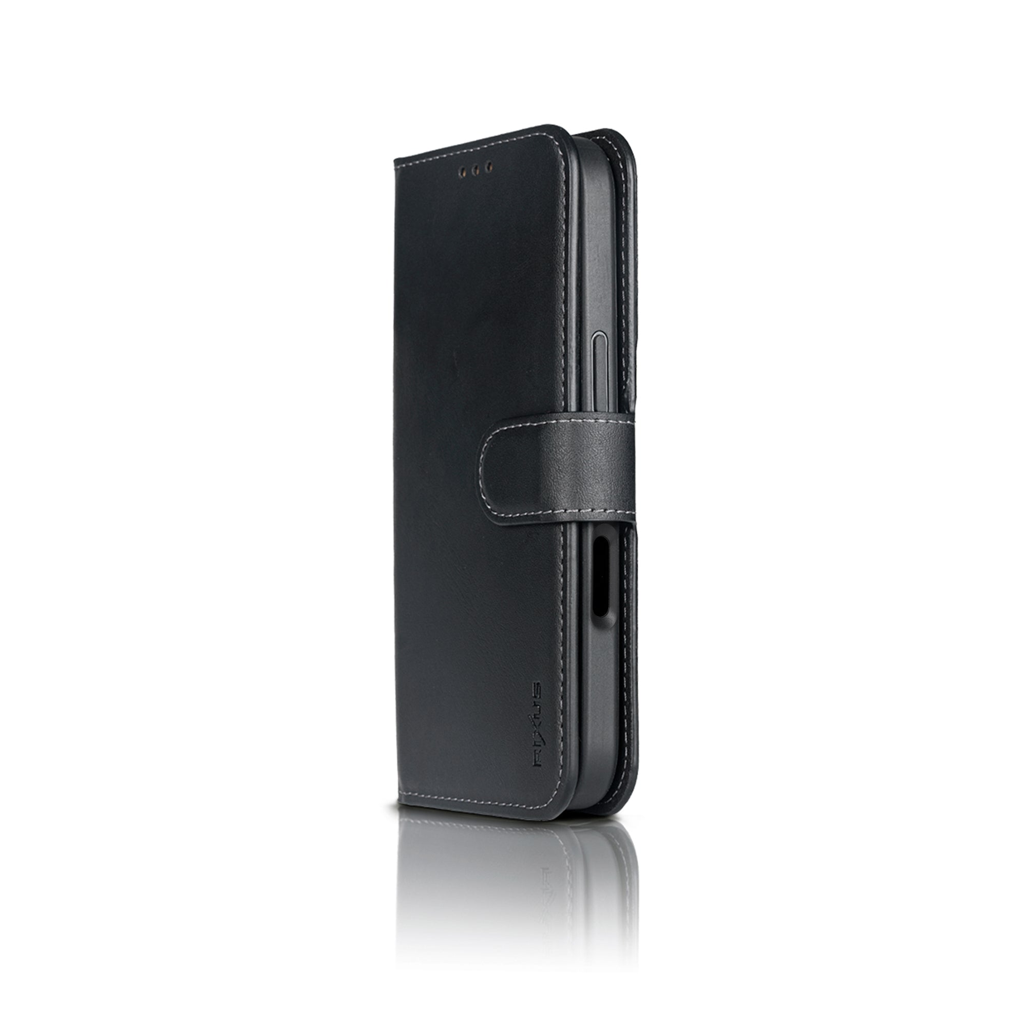 Rixus Duo Magnetic Detachable Wallet For Apple iPhone 17 Pro Max, 18 Pro Max Black
