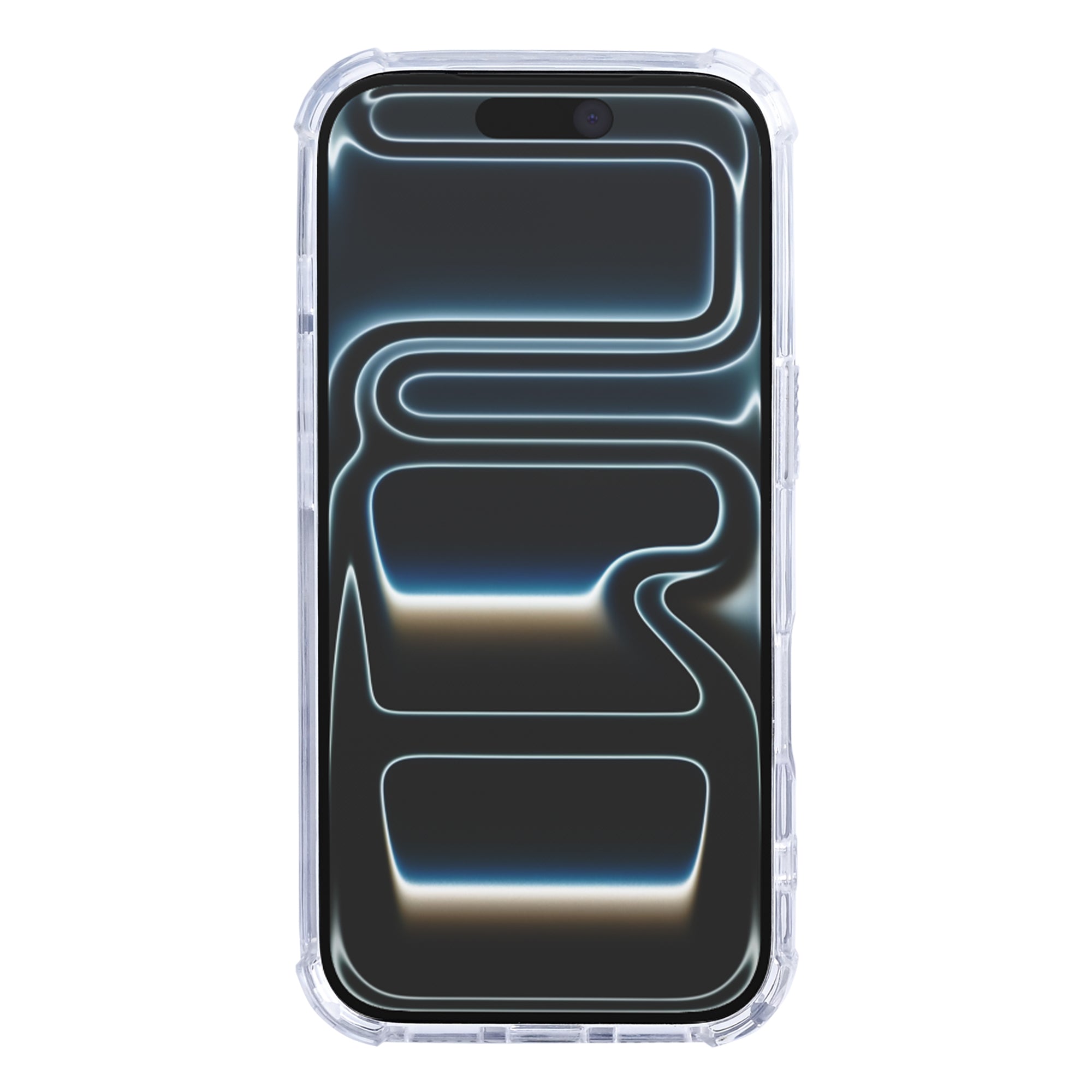 Rixus Anti-Burst Case With MagSafe Compatible For Apple iPhone 17 Pro, 18 Pro Transparent