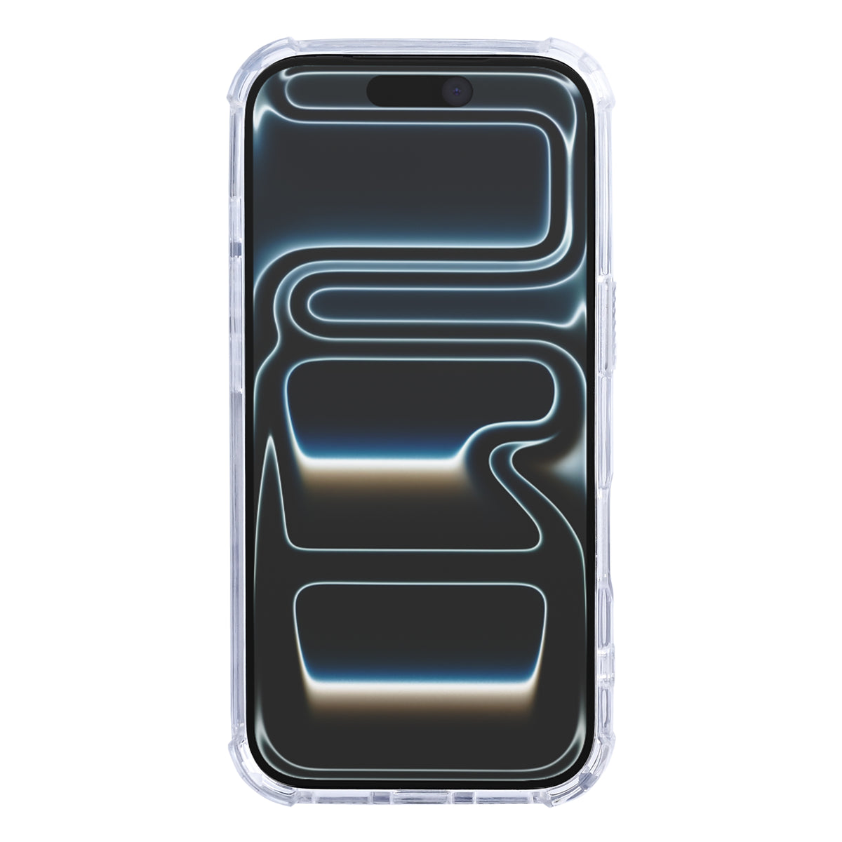 Rixus Anti-Burst Case With MagSafe Compatible For Apple iPhone 17 Pro, 18 Pro Transparent