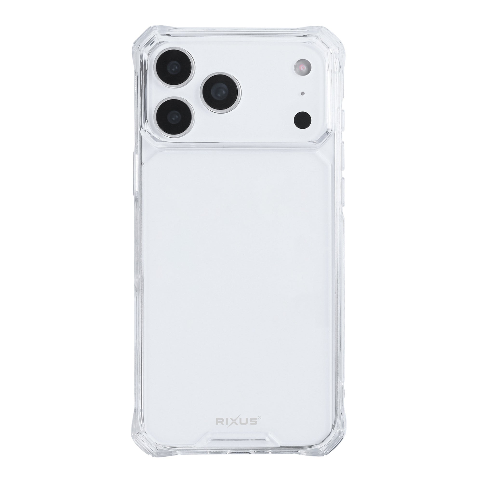 Rixus Armor-X Anti Shock Case For Apple iPhone 17 Pro, 18 Pro Transparent