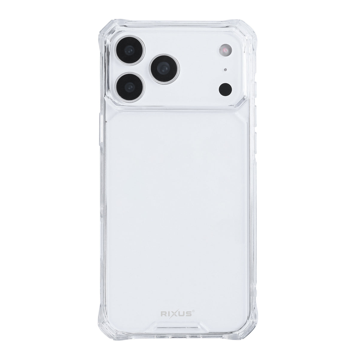 Rixus Armor-X Anti Shock Case For Apple iPhone 17 Pro, 18 Pro Transparent