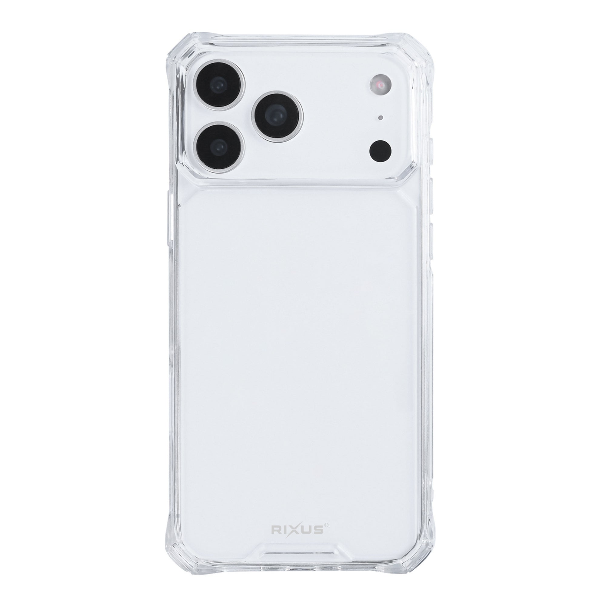 Rixus Armor-X Anti Shock Case For Apple iPhone 17 Pro Max, 18 Pro Max Transparent