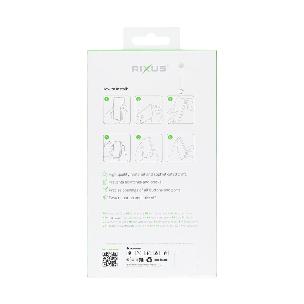 Rixus Armor-X Anti Shock Case With MagSafe Compatible For Apple iPhone 17 Pro Max, 18 Pro Max Transparent