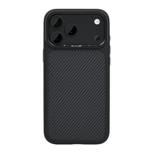 Rixus Mag Carbon With MagSafe Compatible For Apple iPhone 17 Pro Max, 18 Pro Max Titanium Black