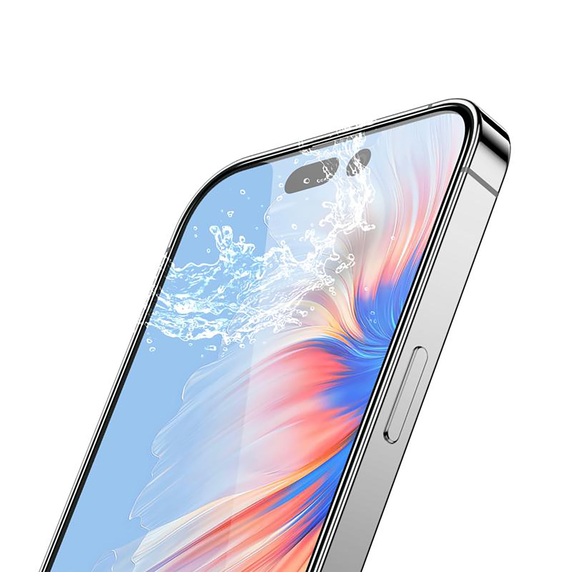 Rixus Clear HD Full Curved Edge Tempered Glass For Apple iPhone 17 Pro, 18 Pro
