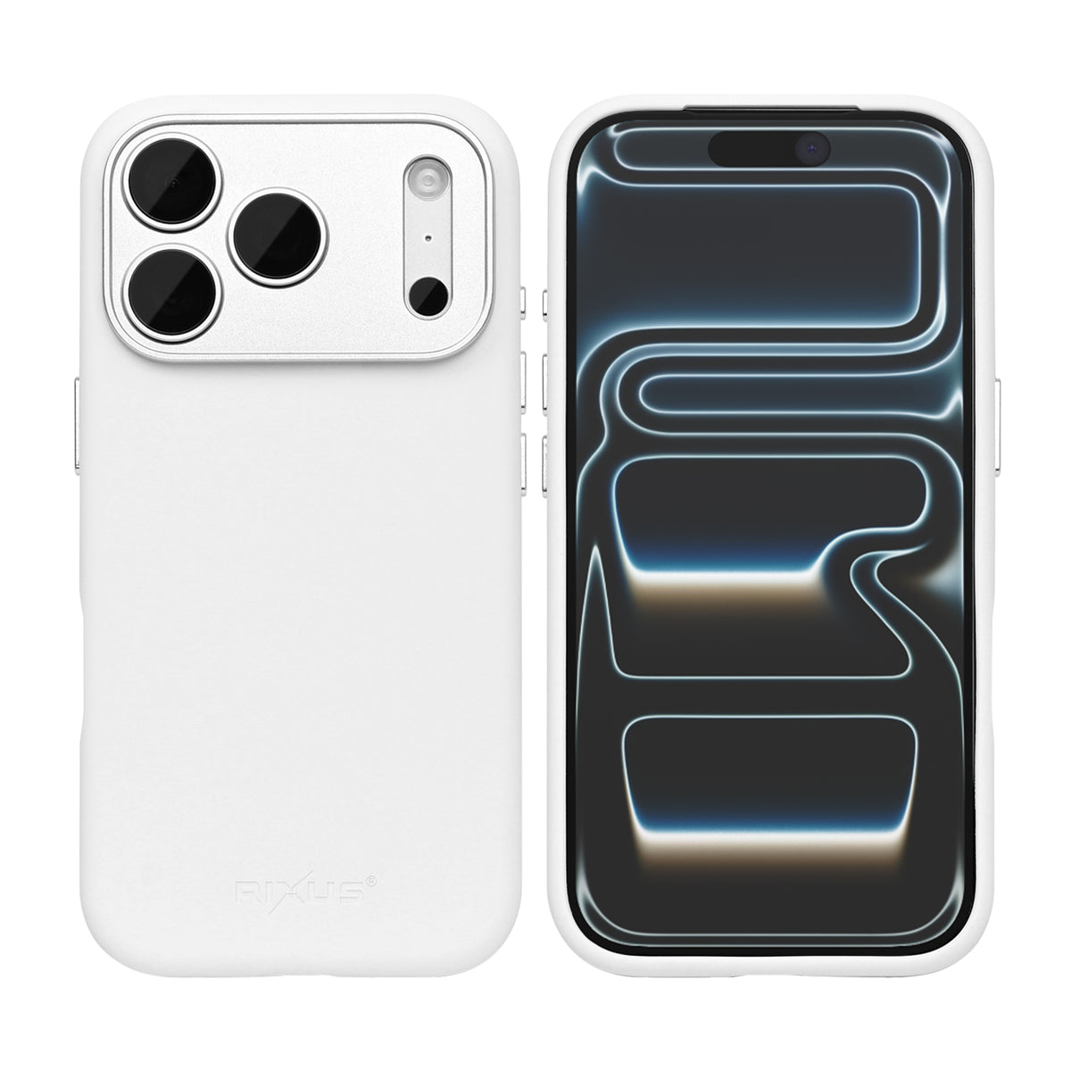 Rixus ProShield Case For Apple iPhone 17 Pro Max, 18 Pro Max White
