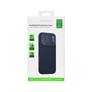 Rixus ProShield Case For Apple iPhone 17 Pro, 18 Pro Dark Blue