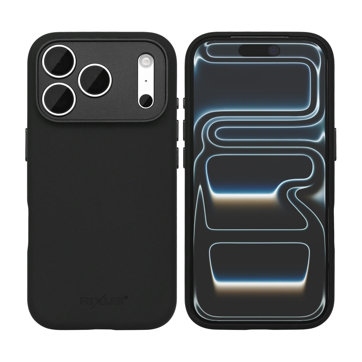 Rixus ProShield Case For Apple iPhone 17 Pro, 18 Pro Black