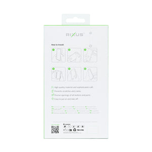 Rixus SnapGrip 360 Case For Apple iPhone 17 Pro Max, 18 Pro Max White