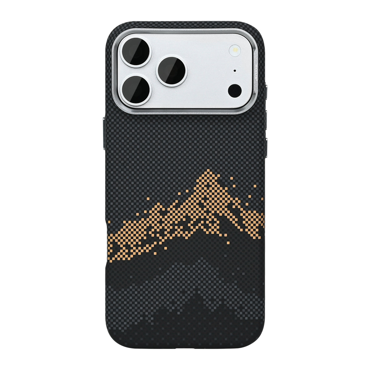 Rixus Alpine Ultra-Slim Case With MagSafe Compatible RXD082 For Apple iPhone 17 Pro, 18 Pro Mountain Black