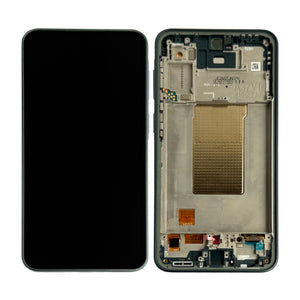 Samsung Galaxy A37 A376B Display And Digitizer With Frame Graygreen Soft-OLED