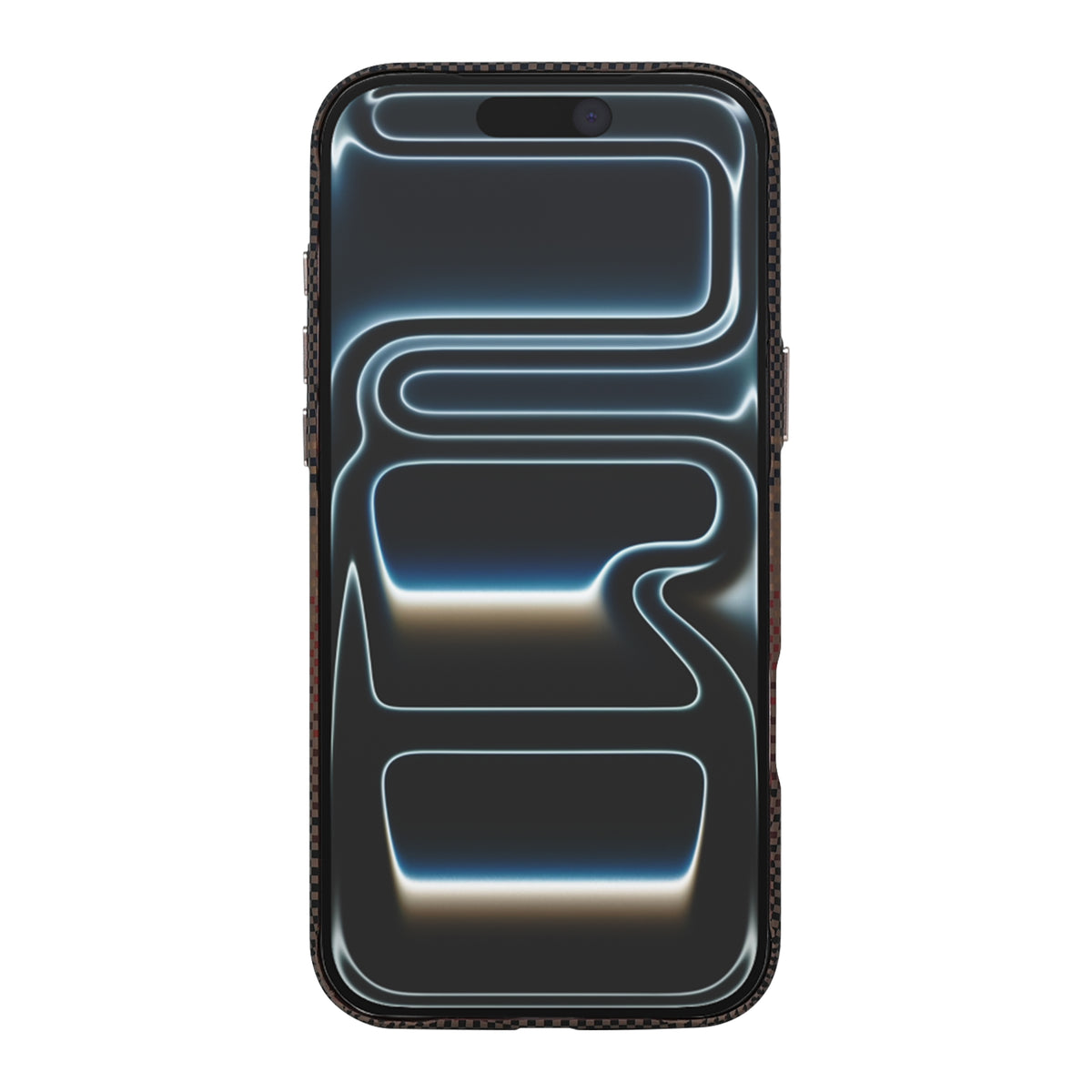 Rixus Alpine Ultra-Slim Case With MagSafe Compatible RXA130 For Apple iPhone 17 Pro, 18 Pro Stripe Brown