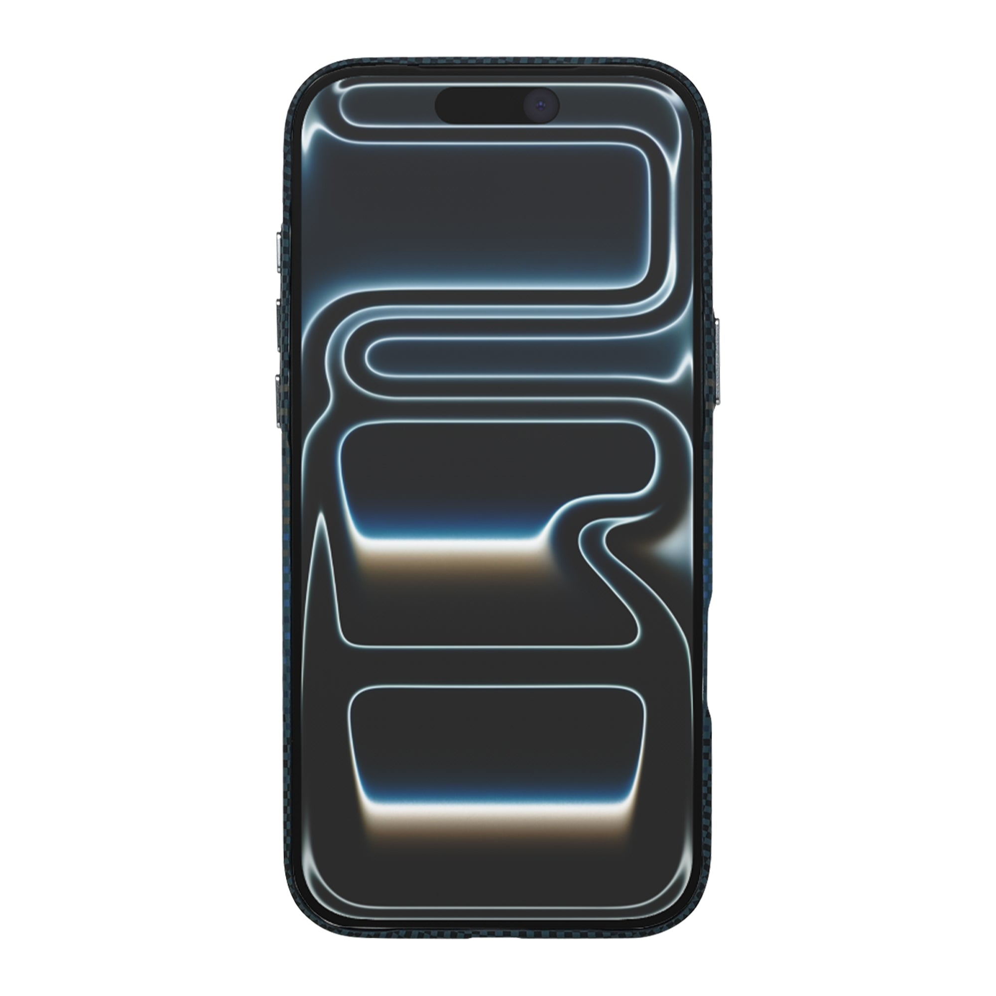 Rixus Alpine Ultra-Slim Case With MagSafe Compatible RXA131 For Apple iPhone 17 Pro, 18 Pro Stripe Blue