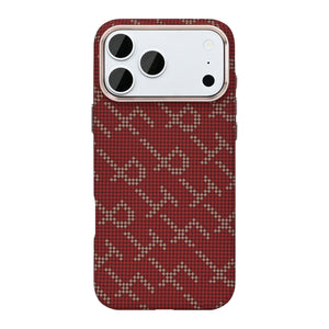 Rixus Alpine Ultra-Slim Case With MagSafe Compatible RXA093 For Apple iPhone 17 Pro, 18 Pro Cherry Red