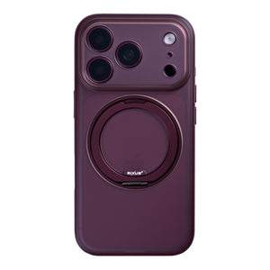 Rixus SnapGrip 360 Case For Apple iPhone 17 Pro Max, 18 Pro Max Deep Purple