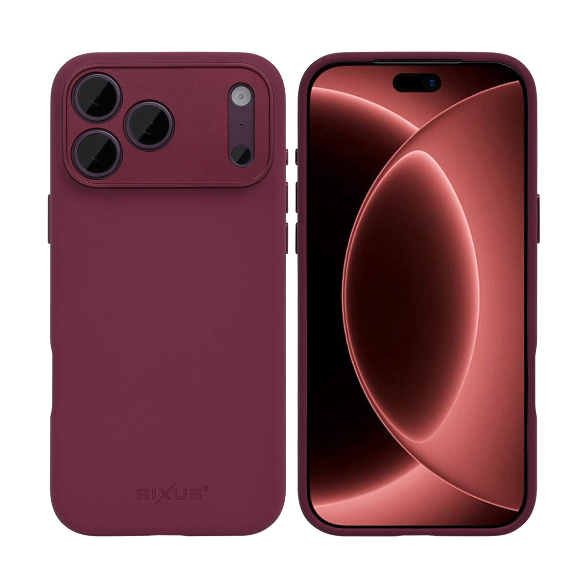 Rixus ProShield Case For Apple iPhone 17 Pro, 18 Pro Deep Purple