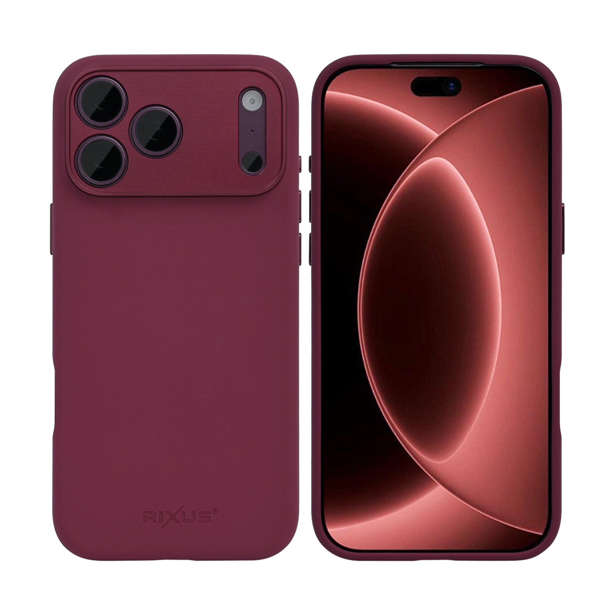Rixus ProShield Case For Apple iPhone 17 Pro Max, 18 Pro Max Deep Purple