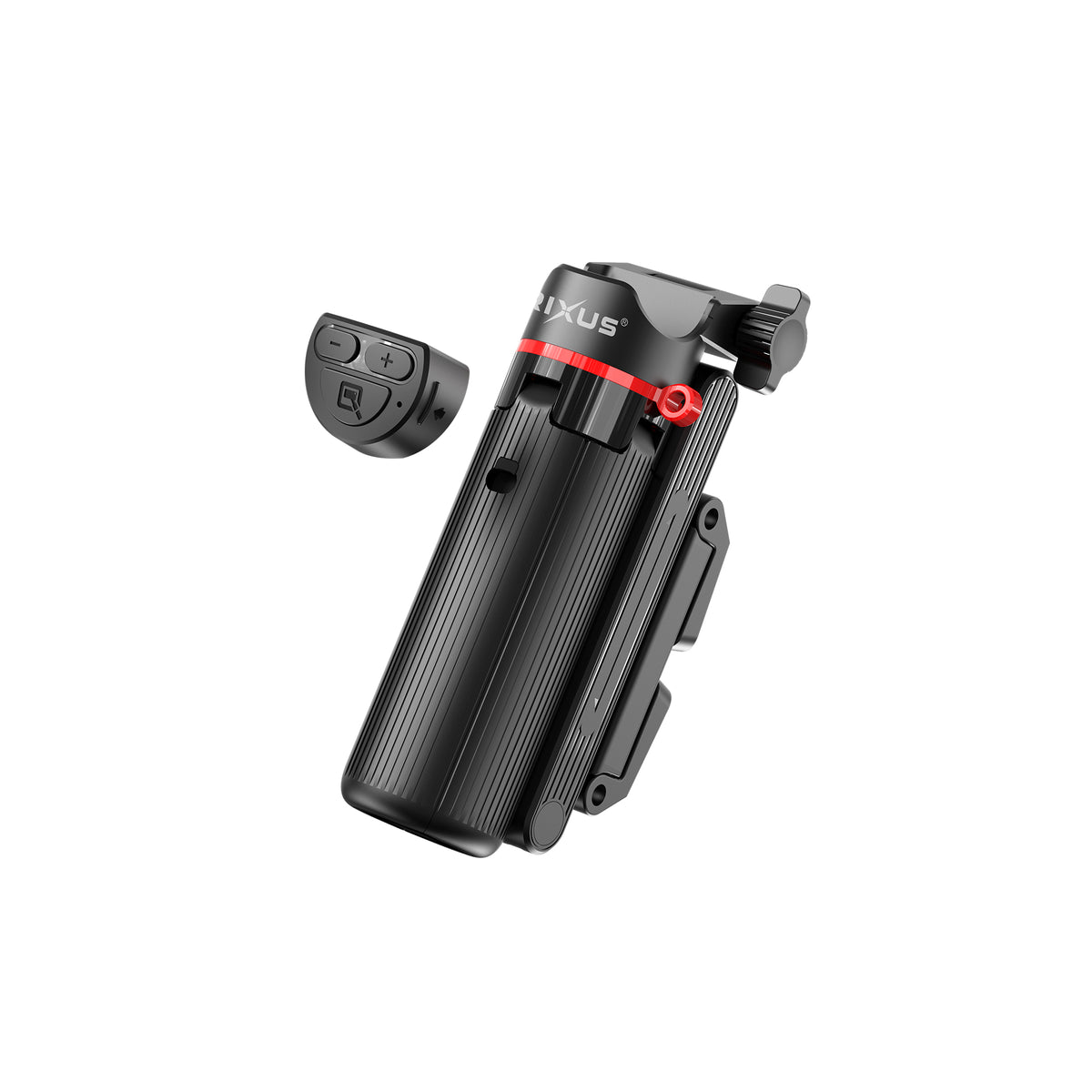 Rixus RXSF01 Travel Selfie Stick With Stand And Light