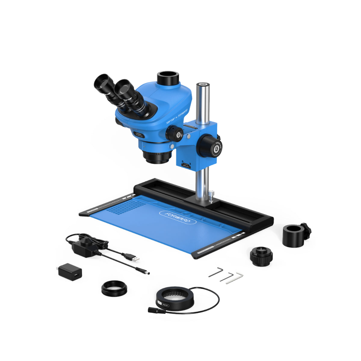 FORWARD FW-S65 Pro Max-S Synchronous Zoom Trinocular Stereo Microscope