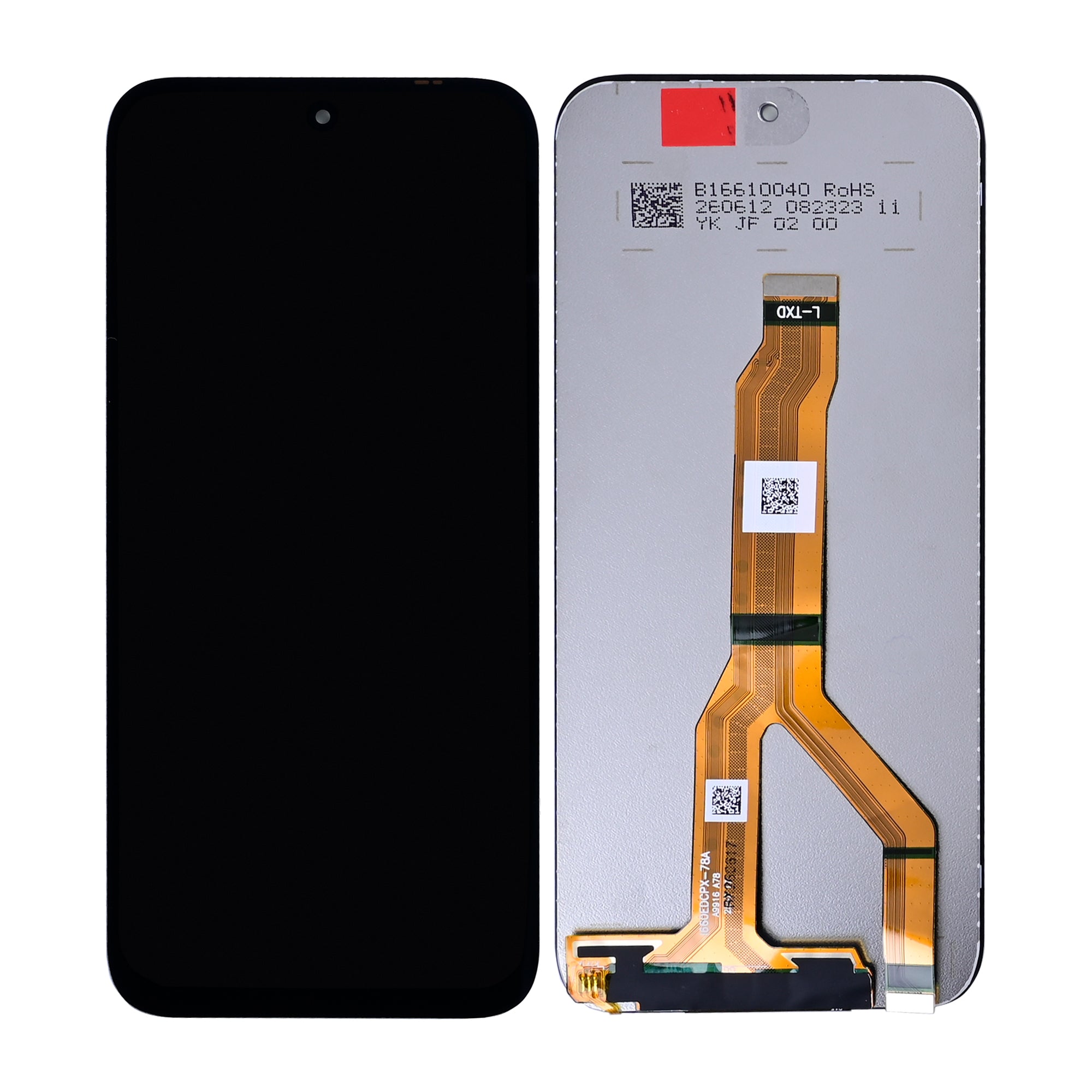 Honor X7e, Play 80 Plus 5G Display And Digitizer Without Frame Black OEM