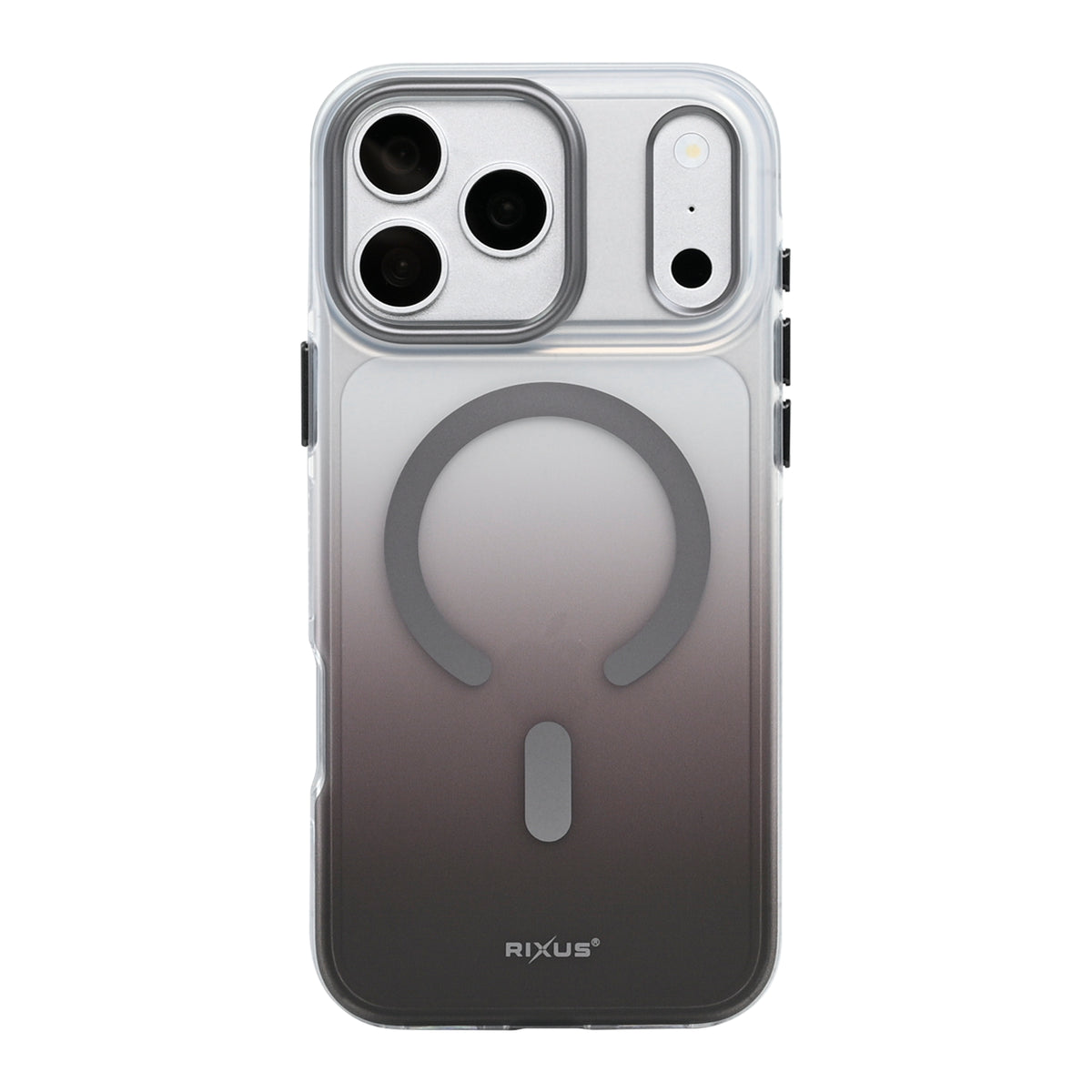 Rixus Aero Shield Case With MagSafe Compatible For Apple iPhone 17 Pro, 18 Pro Deep Grey