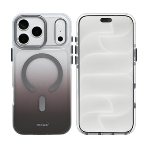 Rixus Aero Shield Case With MagSafe Compatible For Apple iPhone 17 Pro, 18 Pro Deep Grey