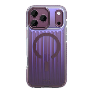 Rixus Aero Ribbed Shield Case With MagSafe Compatible For Apple iPhone 17 Pro Max, 18 Pro Max Burgundy
