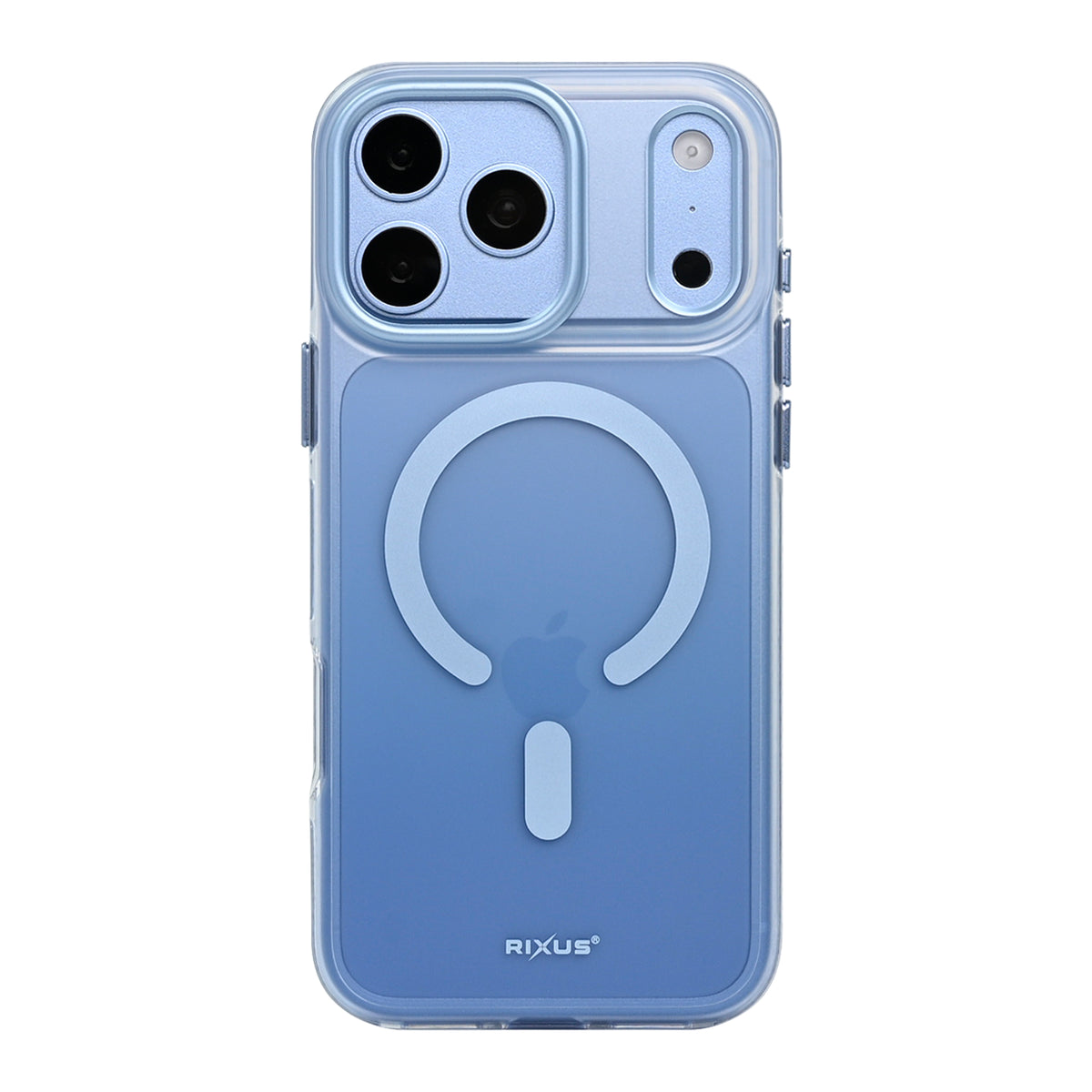 Rixus Aero Shield Case With MagSafe Compatible For Apple iPhone 17 Pro, 18 Pro Glacier