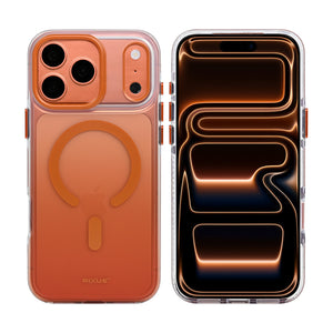 Rixus Aero Shield Case With MagSafe Compatible For Apple iPhone 17 Pro, 18 Pro Orange