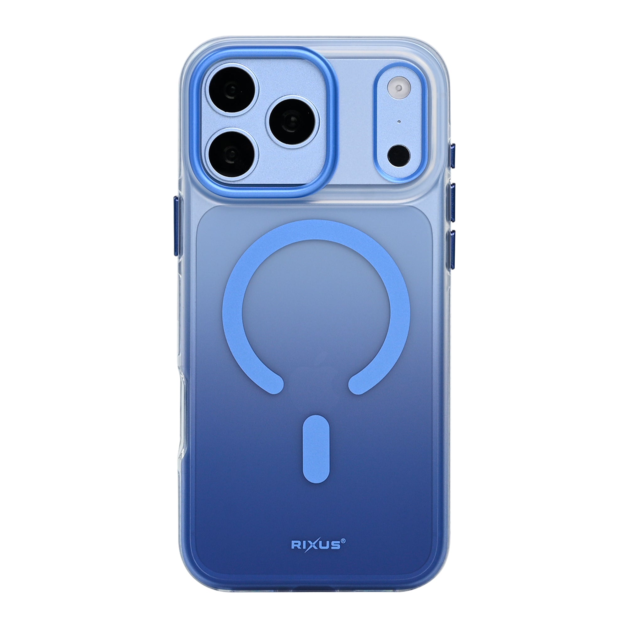 Rixus Aero Shield Case With MagSafe Compatible For Apple iPhone 17 Pro, 18 Pro Blue