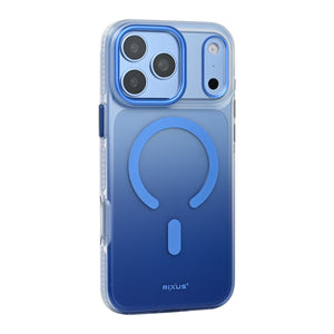 Rixus Aero Shield Case With MagSafe Compatible For Apple iPhone 17 Pro, 18 Pro Blue