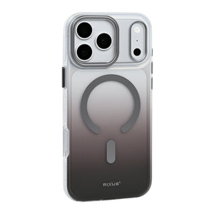 Rixus Aero Shield Case With MagSafe Compatible For Apple iPhone 17 Pro Max, 18 Pro Max Deep Grey