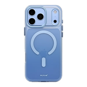 Rixus Aero Shield Case With MagSafe Compatible For Apple iPhone 17 Pro Max, 18 Pro Max Glacier