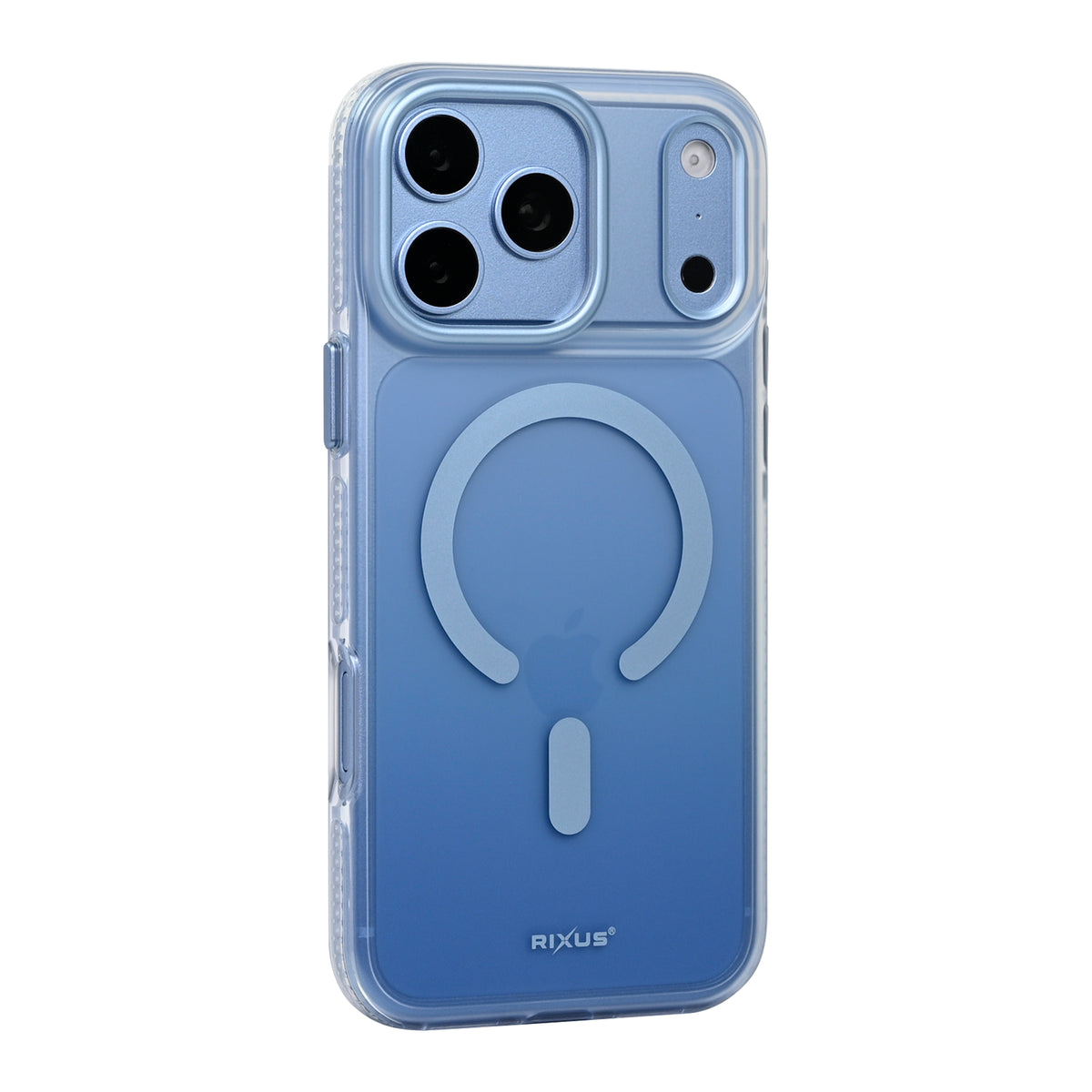 Rixus Aero Shield Case With MagSafe Compatible For Apple iPhone 17 Pro Max, 18 Pro Max Glacier