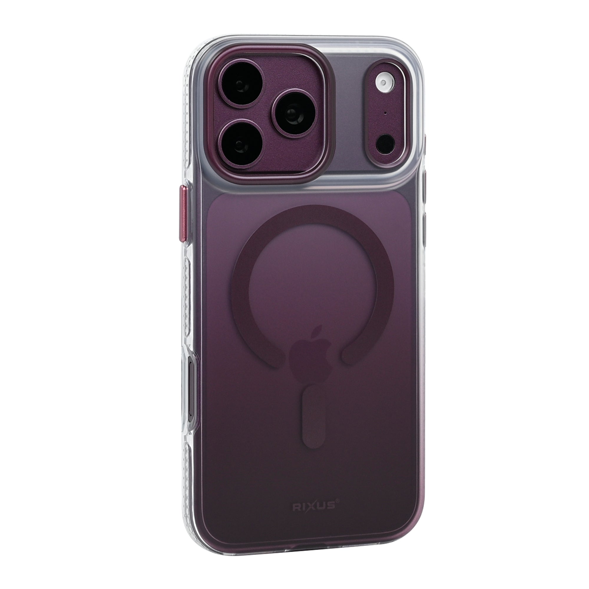 Rixus Aero Shield Case With MagSafe Compatible For Apple iPhone 17 Pro Max, 18 Pro Max Burgundy