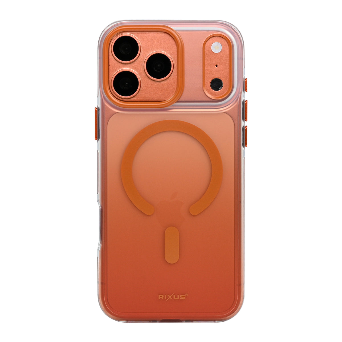 Rixus Aero Shield Case With MagSafe Compatible For Apple iPhone 17 Pro Max, 18 Pro Max Orange