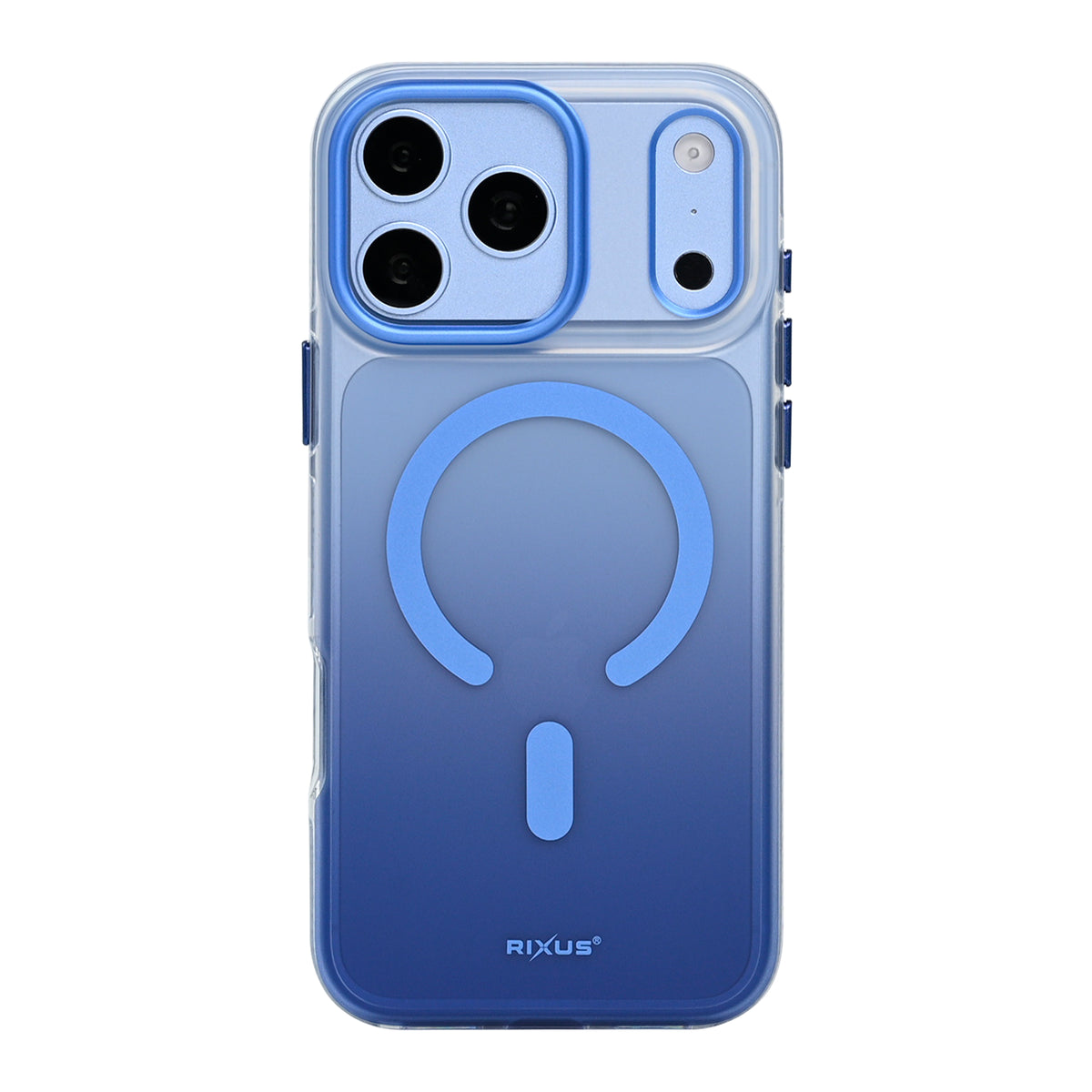 Rixus Aero Shield Case With MagSafe Compatible For Apple iPhone 17 Pro Max, 18 Pro Max Blue