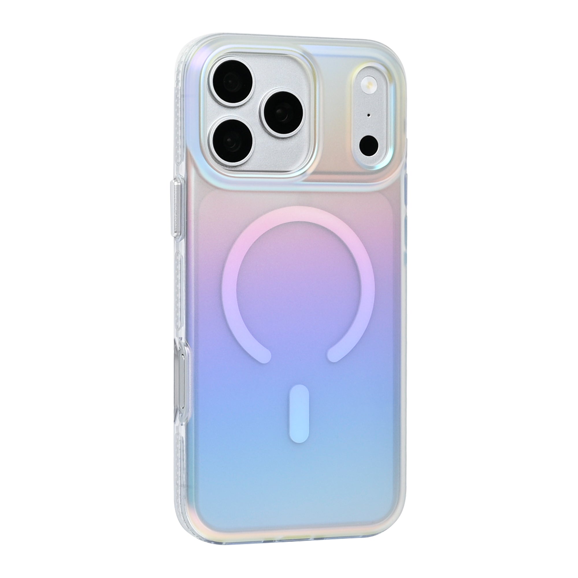 Rixus Aero Neon Shield Case With MagSafe Compatible For Apple iPhone 17 Pro Max, 18 Pro Max White
