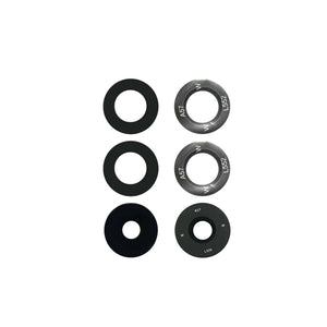 Samsung Galaxy A57 A576B, A37 A376B Camera Lens Cover Set Black OEM