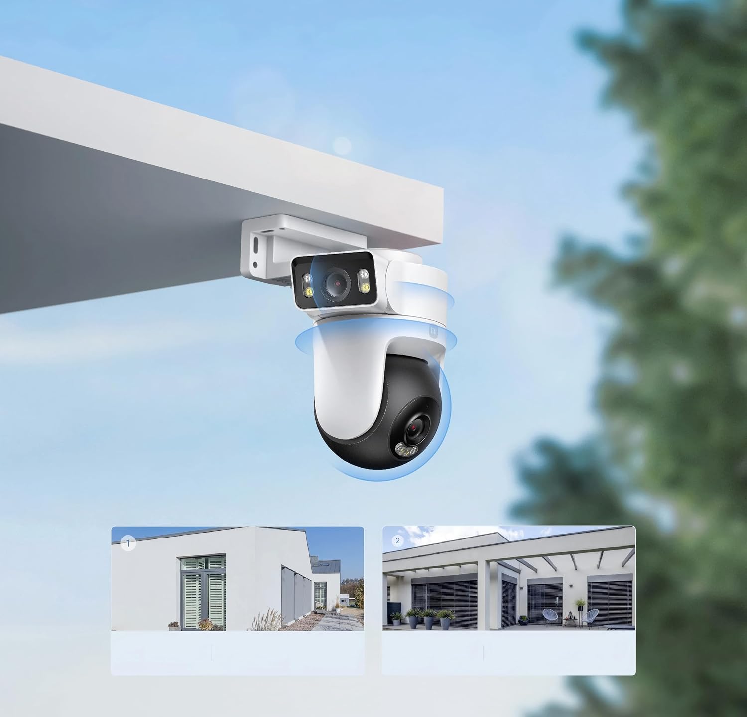 Xiaomi CW500 Dual 4MP Lens 2.5K Outdoor Camera White
