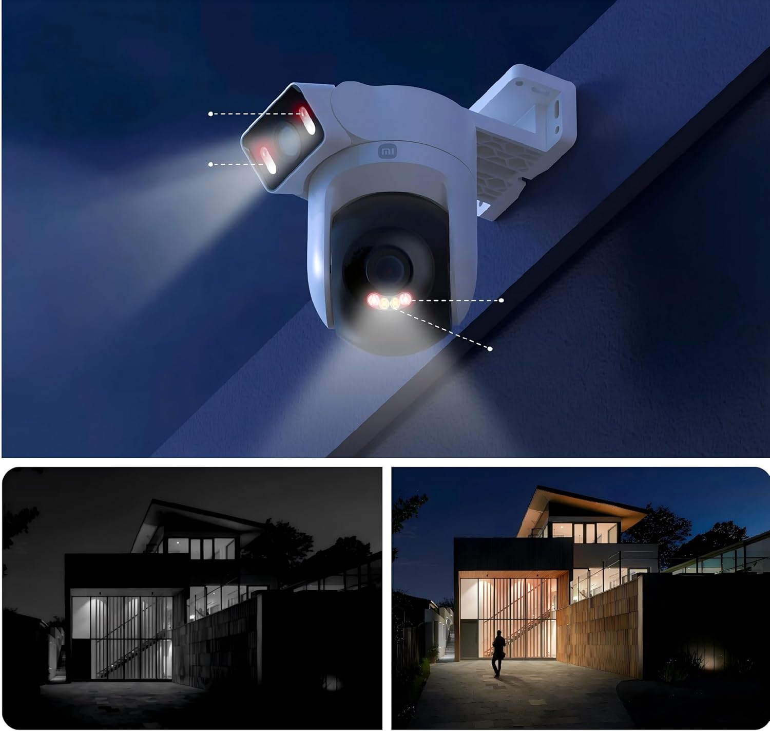 Xiaomi CW500 Dual 4MP Lens 2.5K Outdoor Camera White