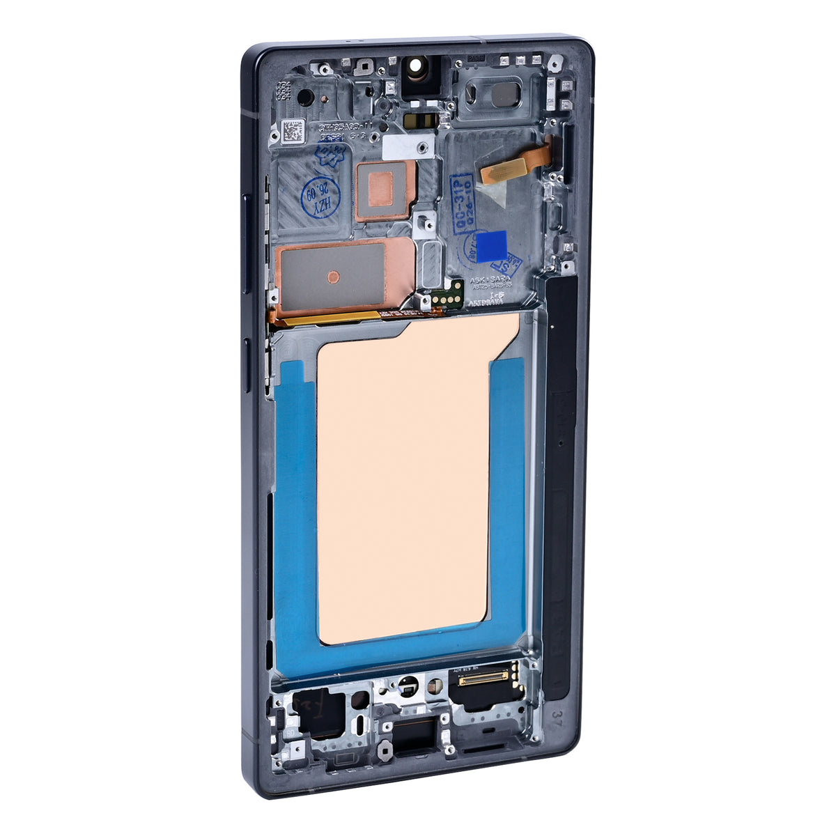 Samsung Galaxy S25 Ultra S938B Display And Digitizer With Frame Titanium Jet Black Soft-OLED