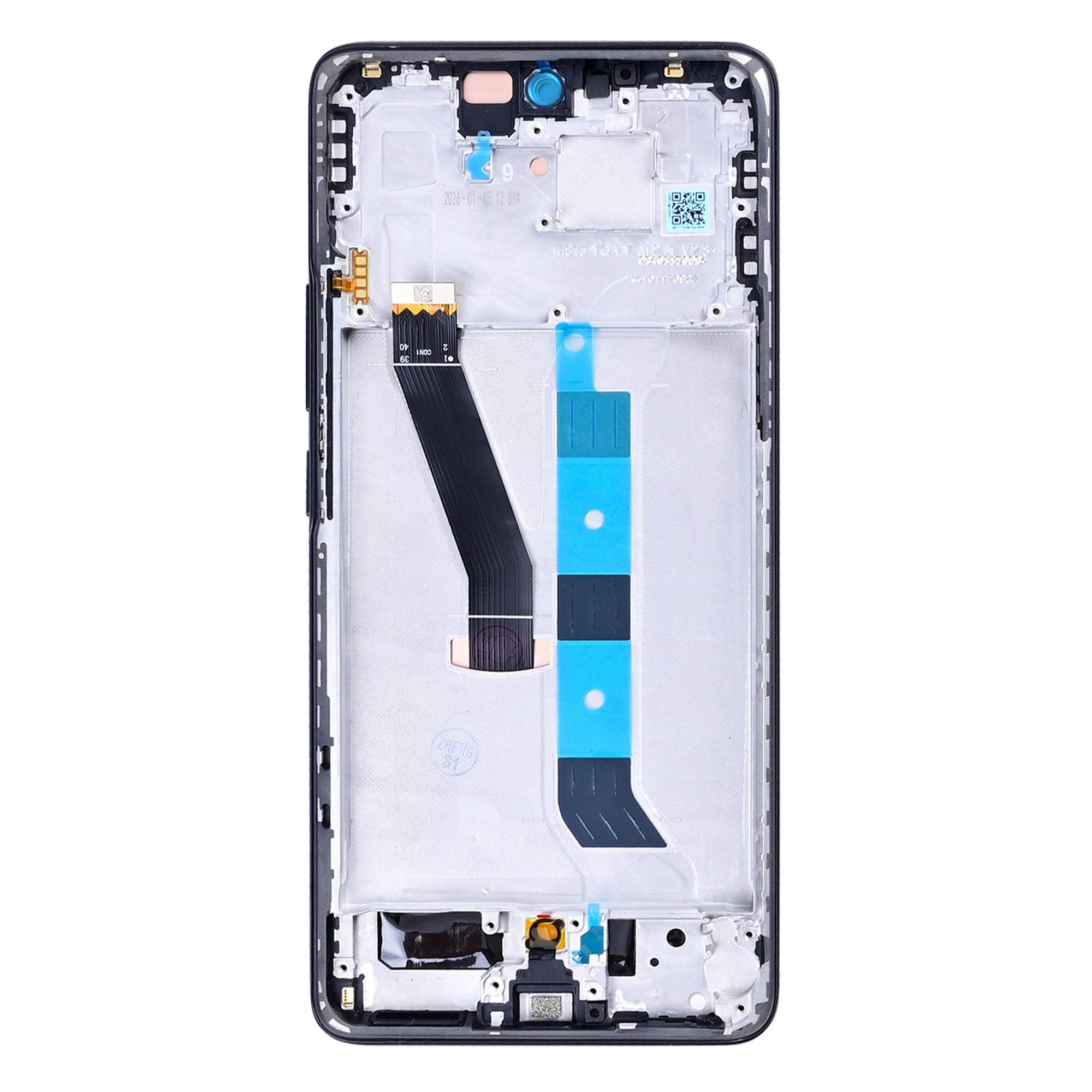 Xiaomi Redmi Note 15 5G, Poco M8 Display And Digitizer With Frame Black OEM