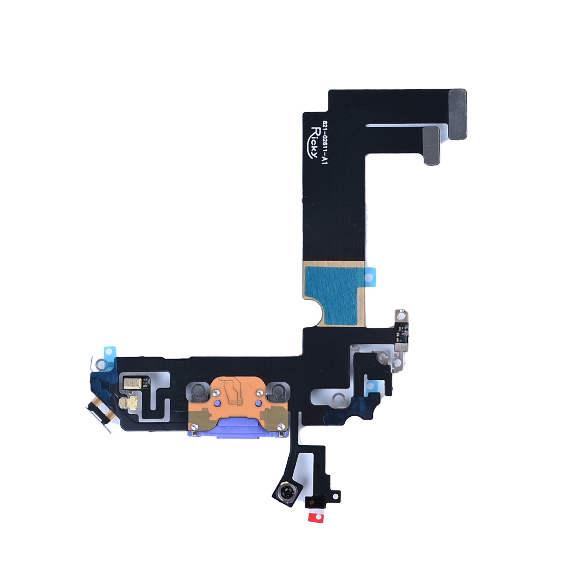 For Apple iPhone 12 Mini System Charging Flex Purple Compatible