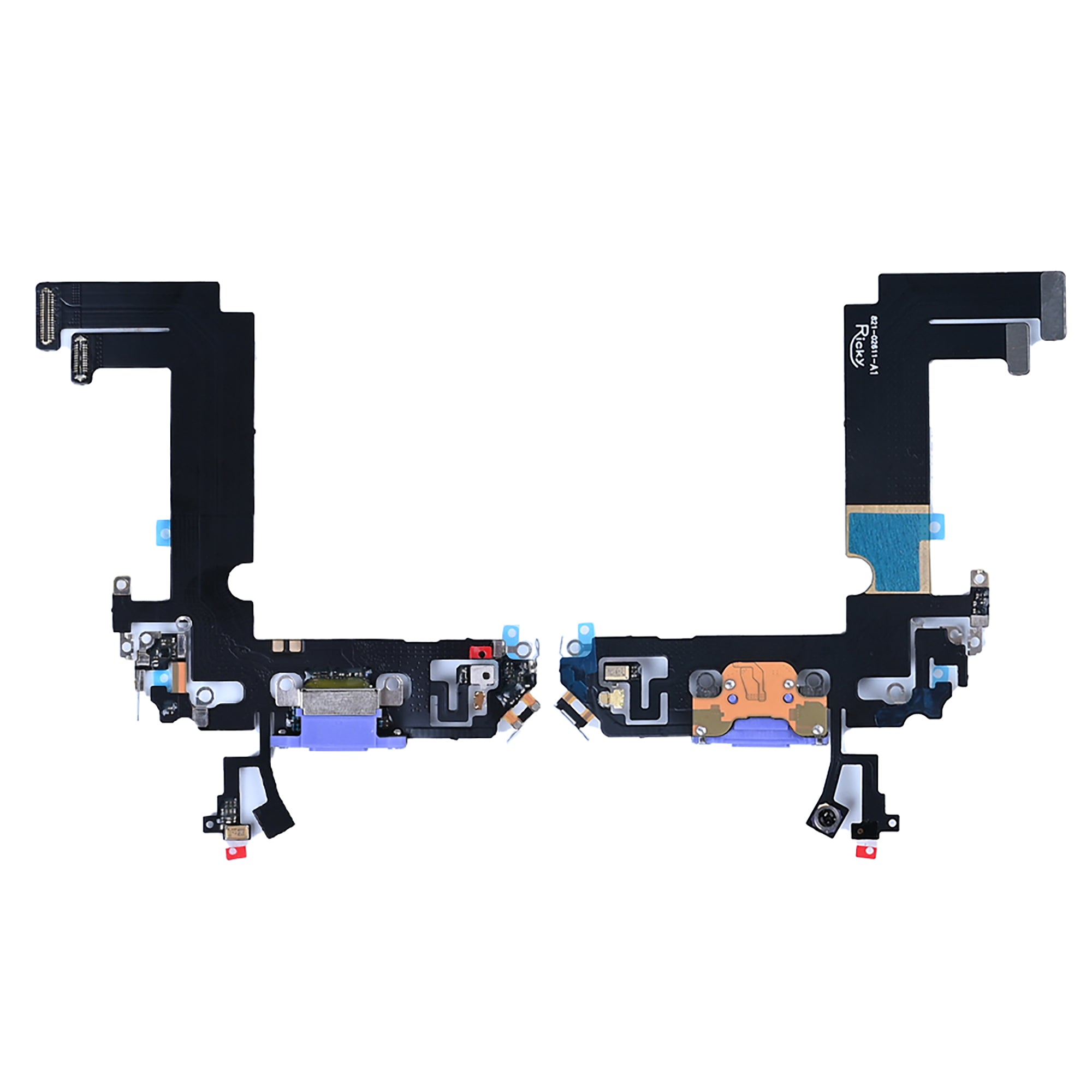 For Apple iPhone 12 Mini System Charging Flex Purple Compatible