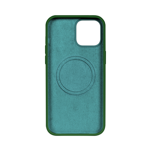 Rixus Soft TPU Phone Case With MagSafe For Apple iPhone 13 Mini Dark Green